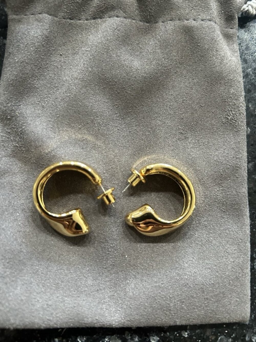 JENNY BIRD Large Aurelia Hoop Earrings 1"